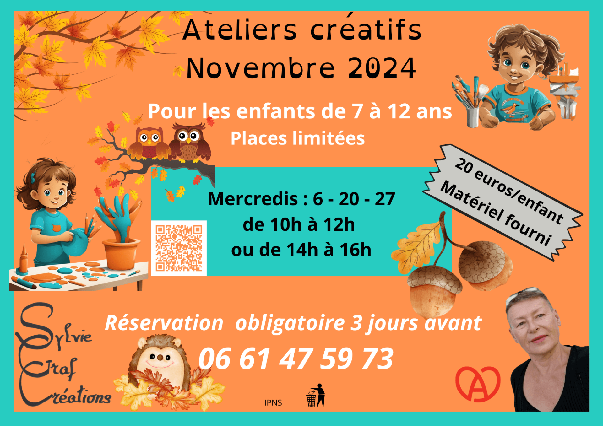 2024 11 sylvie graf creations ateliers creatifs enfants novembre